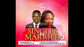 SINGLES AND MARRIED SEMINAR 20  PASTOR ENOCH AJONYE [upl. by Repsac786]