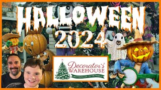 Decorators Warehouse Halloween 2024 Store Tour New Decorations amp Lights Code Orange Shop With Me [upl. by Salchunas]