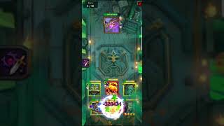 Dungeon Crushers 6x Valor Ophaniel 1 shotting 10b clan boss [upl. by Atilrac]