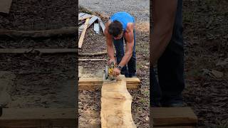 Ripping wood with a DeWalt Skilsaw [upl. by Baudelaire]