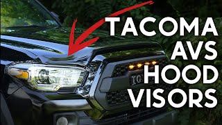 Tacoma AVS Hood Deflector Install And Comparison  20162023  Yota X [upl. by Eissirk719]