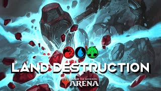 Land destruction  TEMUR RAMP STANDARD BO1 DECK GUIDE  Waking the trolls KALDHEIM MTG Arena list [upl. by Dag]