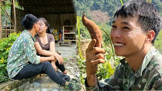 A day of harvesting sweet potatoes for sale  Days of living together with a warm meal  Linhs life [upl. by Radbun]