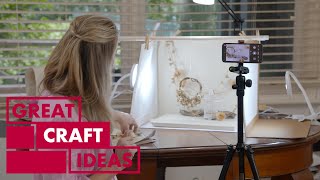 How to make your own DIY Lightbox  CRAFT  Great Home Ideas [upl. by Nawd]