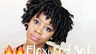 Perfect Flexi Rod Set  Natural Hair How To Tutorial [upl. by Ardnac]