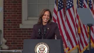 Full Kamala Harris speech gives concession to Donald Trump win amid 2024 election results [upl. by Leirbaj]