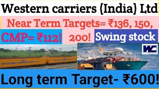 Western carriers India Ltd Best stock for long term investment [upl. by Gaskin266]