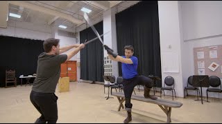 The Making of a Sword Fight  Denver Center Theatre Companys production of Hamlet [upl. by Yelsehc]