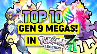 10 NEW MEGAS I want to see in Pokemon Legends ZA Paldea Edition [upl. by Natasha]