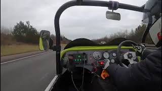 300Bhp Turbo Powered Kit Car  POV Drive [upl. by Ydnat]