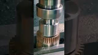 Amazing technology flywheel drilling shaft drilling turning machine metaltrending [upl. by Jorry886]