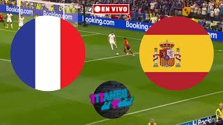 ESPAÑA vs FRANCIA EN VIVO 🥇 FINAL JUEGOS OLIMPICOS PARIS 2024 🏆 [upl. by Yelac]