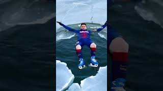 Ronaldo and Messi in Iceland cr7 football reel [upl. by Nerrej365]