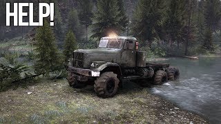 Spintires  PULL ME OUT [upl. by Piwowar]