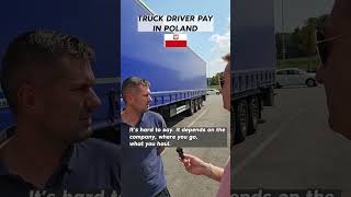 Truck driver pay in Poland [upl. by Anitniuq]