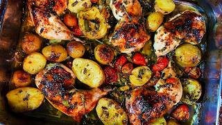 Baked Chicken With Potatoes  CaribbeanPotcom [upl. by Man321]