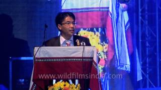 Armstrong Pame speaks at the 50th NSUD Nite in Delhi [upl. by Eibbob]