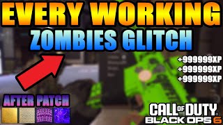 ALL BO6 ZOMBIES GLITCHES AFTER PATCH  GOD MODE PILEUP AND UNLOCK ALL  DO THESE QUICK [upl. by Ian]