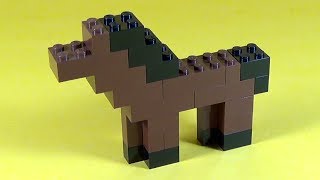 How To Build Lego HORSE  6177 LEGO® Basic Bricks Deluxe Projects [upl. by Htezzil]