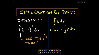 Integration By Parts  Using IBPs Twice [upl. by Enois770]