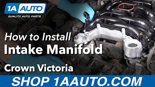 How to Replace Intake Manifold 9807 Ford Crown Victoria [upl. by Eerehc]