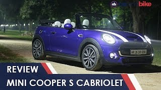 Mini Cooper S Cabriolet Facelift Review  NDTV carandbike [upl. by Ferrel]