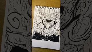 Drawing Obito amp Gedo mazo part 1 drawing drawinganime narutoshippuden obitouchiha [upl. by Nila]