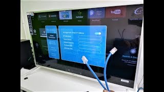 How to Setup Ethernet Wired Internet Connection For TV Easy [upl. by Bashee]