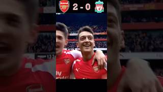 Arsenal vs Liverpool 🤯 Ozil Freekick 🔥 football youtube shorts [upl. by Yevre]