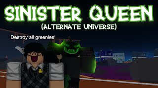 Sinister Queen AU Showcase  Old A Bizarre Day Roblox [upl. by Ellertnom]