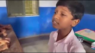 talented school boy singing Akashamayavale Song by Bijibal and Shahabaz Aman classroom school [upl. by Nonohcle]