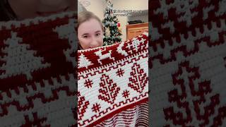 FREE Part 1 of the Christmas Mosaic Crochet Blanket CAL now available [upl. by Atwekk236]