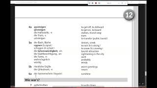 Netzwerk A1  kapital 12  Glossary GermanEnglish  deutsch german ForeignKiDuniya [upl. by Aysan]
