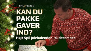 SÅDAN PAKKER FODBOLDSPILLERE JULEGAVER IND  Højt Spil julekalender  4 december [upl. by Ahtekal143]