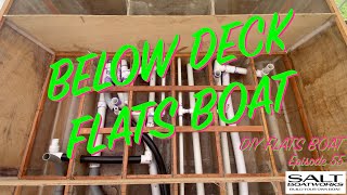 55DIY Boat Building All that happens BELOW DECK [upl. by Nywnorb486]