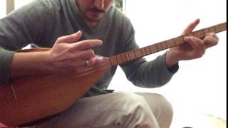 New flageolet technique on Baglama [upl. by Ophelie453]