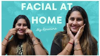 Facial Steps  Facial at Home Facial Steps Tutorial Pamper Yourself DIY Facial at Home [upl. by Neeneg]