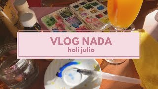 VLOG NADA holi julio  Gabrielamática ⚡️ [upl. by Adnohs]