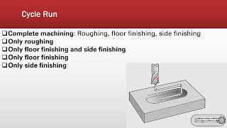 Programming Using Heidenhain  Slot Milling Cycle [upl. by Addia378]