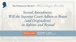 Second Amendment Will the Supreme Court Adhere to Bruen in Rahimi and Beyond NLC 2023 [upl. by Pattison]