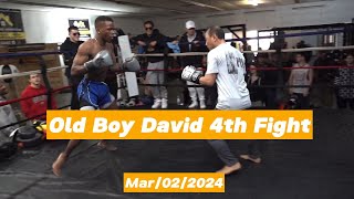 Old Boy David VS Boxing Champ Zaytoven  4th Fight [upl. by Kerri280]