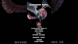 BAZELGEUSE MAGMA monsterhunterworld monsterhunter shorts [upl. by Yttap]