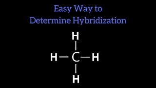 EASY Method to Find the Hybridization of an Atom  Chemistry [upl. by Stillman648]