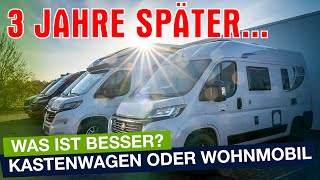 Wohnmobil oder Kastenwagen Die Wahrheit nach 3 Jahren Camping [upl. by Nednyl449]