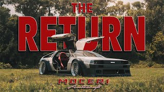 Widebody Twin Turbo DeLorean Returns  DMC12 [upl. by Anikas]