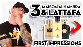 3 MAISON ALHAMBRA amp LATTAFA Fragrances Unboxing feat Jean Lowe Immortal  Middle Eastern Fragrances [upl. by Platt]