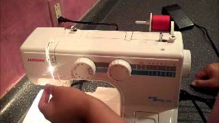 Threading A Janome MyStyle 100  How To Tuesday  The Handwork Studio [upl. by Cammy]