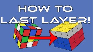 How to Solve a 3x3x3 Rubiks Cube Easiest Tutorial Last Layer [upl. by Markos]