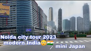 Noida city tour 2023 Mini Japan in India  India smart city [upl. by Bough]