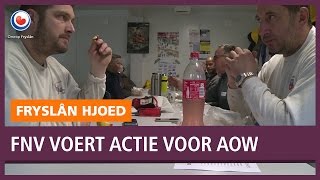 REPO FNV voert actie voor AOWleeftijd bouwvakkers [upl. by Agnese79]